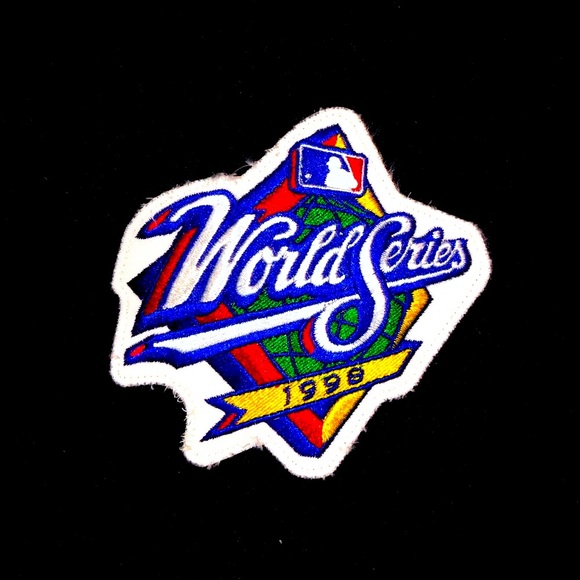 1998 World Series patch-NY Yankees word champions